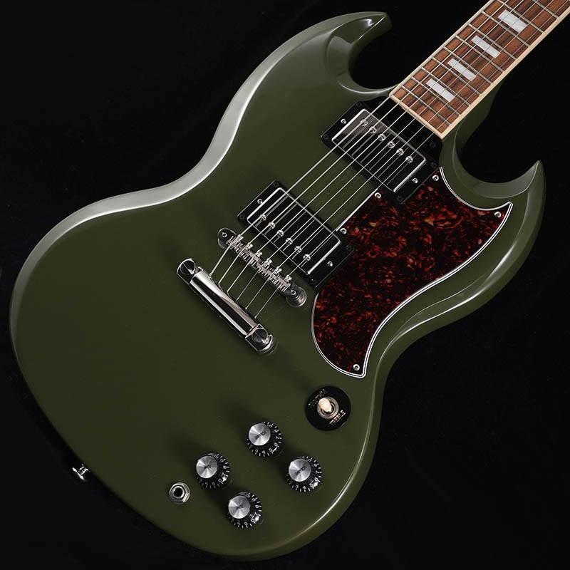 Gibson Limited Edition SG Standard/T-Type (Olive Drab/Tortoise PG)の画像